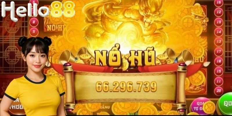 Nổ hũ HELLO88 vận hành dựa trên cơ chế jackpot tích lũy liên tục 